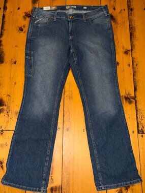 Ariat Women's Rebar Mid Rise Bootcut Denim Jeans 20WR - NWT